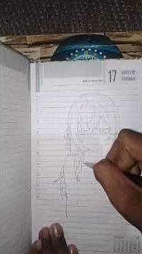 Anime girl drowning