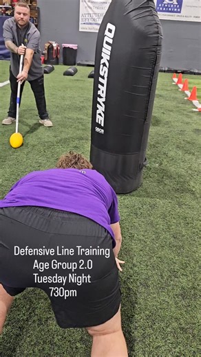 Kansas City Athlete Training | Defensive Line Training part of Kansas City Athlete Training Football Academy on Tuesday Nights at 730pm with Age Group 2.0 Defensive... | Instagram