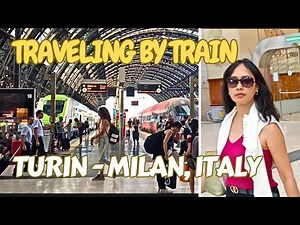 TRAVEL BY TRAIN- TURIN TO MILAN | TRAIN RIDE IN ITALY #travel #train
