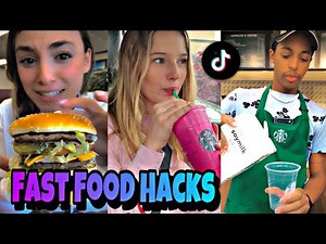 Fast Food Tik Tok hacks Challenge ! 🤯😍 McDonalds Life Hack