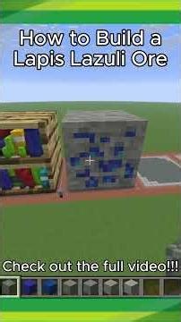 How to Build a Lapis Lazuli Ore Mega Block!!! | Episode 1