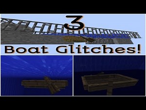 3 Glitches with Boats! | Minecraft [STILL works]