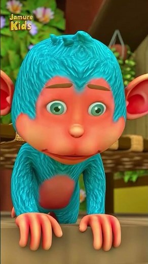 5 Pyare Bandar Bhai I Part 4 | Hindi Nursery Rhymes Cartoon | Jamure Kids