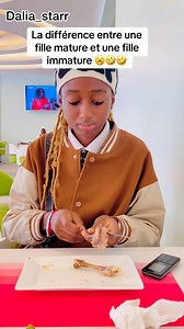 2.3M views · 10K reactions | La différence entre une fille mature et une fille immature 藍藍藍 #viralreelschallenge #pourtoi | Dalia Starr Øffïcĩęl | Facebook