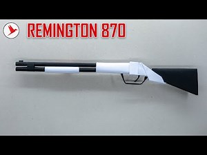 How to Make an Origami Remington 870 Shotgun – Easy Paper Craft Tutorial