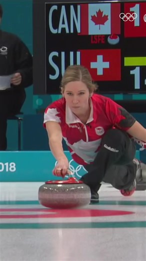 Flashback to #PyeongChang2018 when Canada nailed an intense high-score shot in mixed doubles curling. 🥌 #Olympics #MilanoCortina2026 #WinterOlympics #Curling