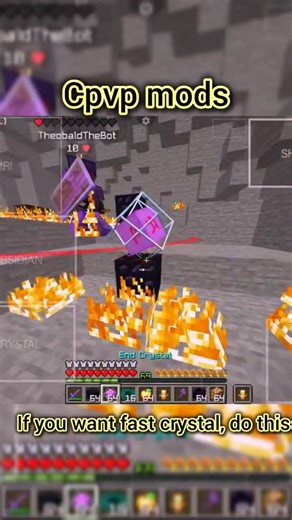 minecraft cpvp mods #shorts #minecraft #viral