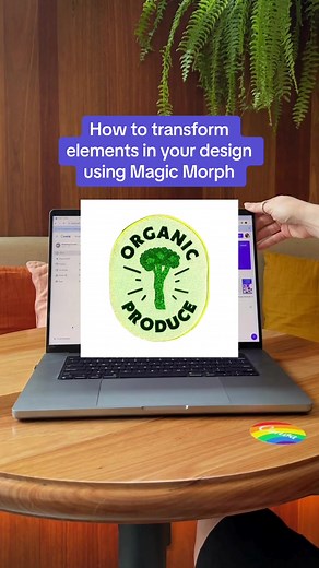 Transform Your Design Elements with Magic Morph in Canva!