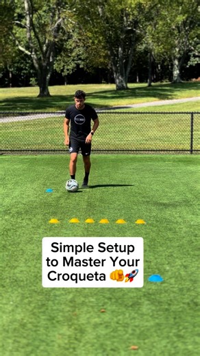 Master your Croqueta with this simple setup 🙌🚀! #soccer #futbol #pro #training #tips #soccerskills #howto #tutorial | Techne Futbol