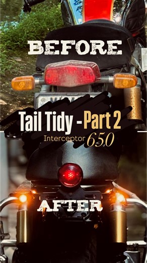 Intercepted by Roza on Instagram: "‼️ important- Installing New Tail Light + Rear Bullet Indicators on Interceptor 650 | Step-by-Step 🔧🛵 Today I upgraded the rear look of my Interceptor 650 by changing the tail light and installing new bullet-style indicators. This completely changes the rear aesthetics and gives a cleaner retro-modern look. For this setup i have used rear indicator brackets from @_streets.c - got it directly from Amazon, easy to fit no drill required. Steps I Followed: 1. Rem