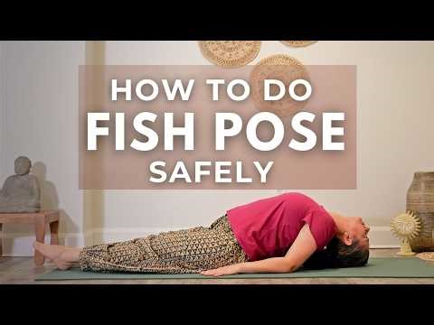 How to Do Fish Pose (Matsyasana) Safely | Beginner Yoga Modifications for Neck & Back Comfort