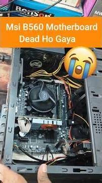 MSI Ka Motherboard Dead Ho gaya | How to Repair Motherboard #shortsvideo #computer #shorts