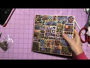 How to Grout a Mixed Media Mosaic