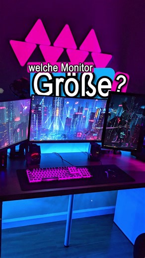 Welche Monitor Größe ist die Richtige? #monitor #fyp