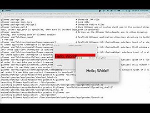 Glimmer DSL for SWT Video Tutorial 35 - Scaffolding and Packaging