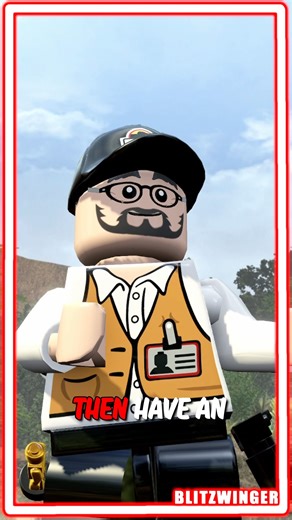 Blitzwinger | Did you notice THIS character in the LEGO Jurassic World Game? #jurassicpark #lego #legojurassicworld #dinosaur #jurassicworld | Instagram