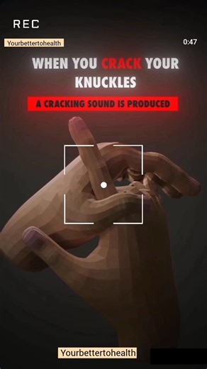 When you crack your knuckles A cracking sound is produced #mostpopular #medical #anatomy