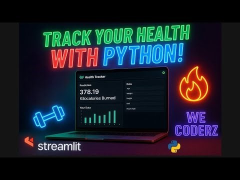Self Health Tracker using Python & Streamlit in 3min