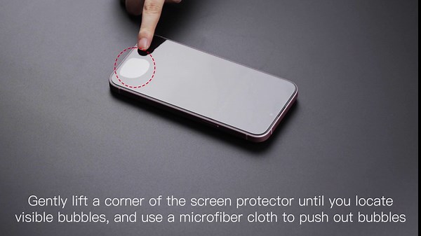 JETech Full Coverage Screen Protector for iPhone 15 Pro 6.1-Inch, Black Edge Tempered Glass Film with Easy Installation Tool, Case-Friendly, HD Clear, 3-Pack