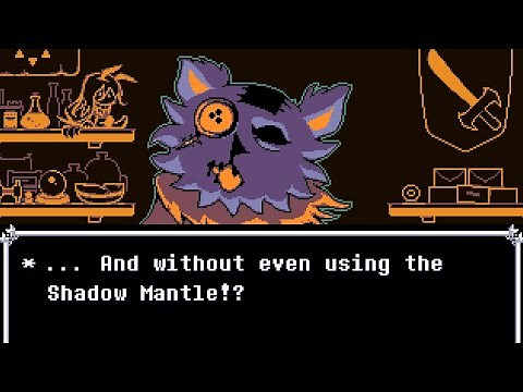 Deltarune Chapter 4 - Talking to Seam after beating the Knight without Shadow Mantle