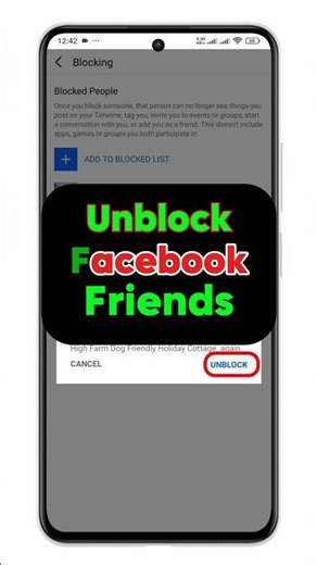 How to Unblock Facebook friends | Facebook Me Block Ku Unblock kore kaise #shorts #facebook