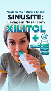 Sinusite: lavagem nasal com XILITOL! #MairaCardi #Sinusite #Saude #LavagemNasal #xilitol | Segredos Maíra Cardi