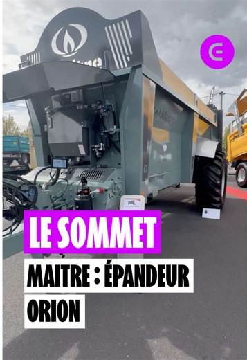 🚜 MAITRE dévoile son prototype : l'épandeur à fumier Orion ! Une toute nouvelle gamme d'épandeurs présentée en avant-première sous forme de prototype, avec une disponibilité annoncée pour fin 2027. 📍 À découvrir sur le stand Maitre au Sommet de l'Élevage ! 👉 Toutes les informations sur entraid.com #sommetdelelevage #maitre #epandeur #machinisme #agriculture