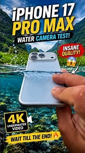 iPhone 17 Pro Max Water Camera Test 💦📱 | Insane Underwater Video Quality! 😱 #Shorts