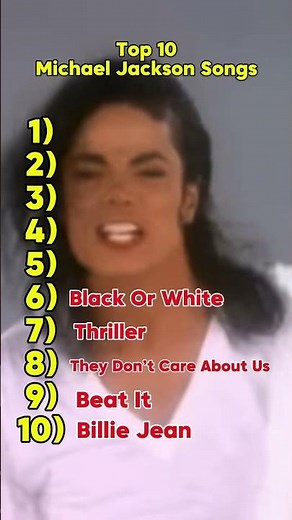 Top 10 Michael Jackson Hits — #1 Defined Pop History 👑✨