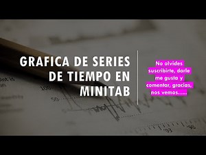 Time Series Plot in MINITAB