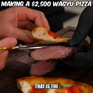 The Most EXPENSIVE Wagyu Steak Pizza EVER! | Maestro Vito iacopelli