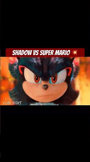 SHADOW VS MARIO!!! #shadow