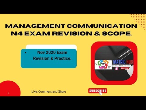 Management Communication N4 - P2 Nov 2020 Exam Paper.