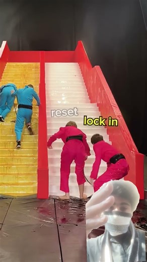 cross the stairs and win cash 💵‪@MrBeast‬ #mrbeast