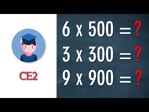 Multiplier par des centaines entières - CE2 - Petits Savants