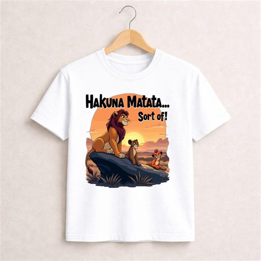 Lion King Hakuna Matata Simba Nala Cartoon T-shirt - Etsy