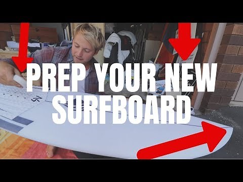 SET UP YOUR NEW SURFBOARD | Detailed Tutorial | Tailpad, Fins, Leash & Wax
