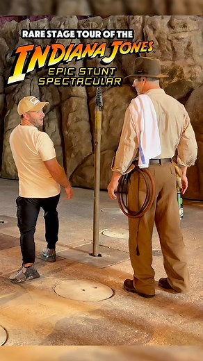 Core memory unlocked! Being the big Indiana Jones fans we are, we were very lucky to have been invited to a set tour of the Indiana Jones Epic Stunt Spectacular where we got to see everything up close and learn some of the “secrets” they use to make this show what is. My kids had so many questions and they were so good at explaining everything to them and created an everlasting memory for them and us. They even brought us backstage to show us everything that the audience can’t see but we couldn’