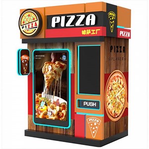 [Hot Item] Indoor/Outdoor Commercial 24h-Unmanned Self-Service Pizza Vending Machines with 55' Touch Screen