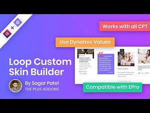 How to Design CUSTOM LOOP SKIN for BLOG and Any CPT (Custom Post Type) in Elementor?