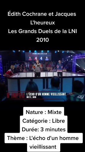 Édith Cochrane et Jacques L'heureux vivent toute une aventure lors de cette improvisation #culture #theatre #mixte #impro #improvisation #arts #quebec #humour #telequebec #edithcochrane #jacqueslheureux #avant #maintenant #vieillir