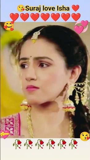 Suraj Isha ka pyar 🫰 love story 💝 lovely song 💤 shorts #video #trending ❤️🥀