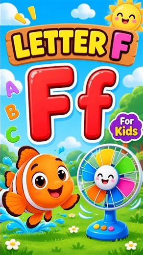 Easy Ways to Learn the Letter F #phonicsforkids #abc