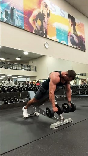 Chest Supported DB Row (Upper Back)