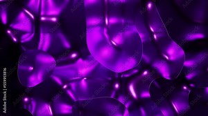 Liquid metal pattern in motion. Design. Liquid texture moves and separates in parts. Metallic liquid moves in spots and parts