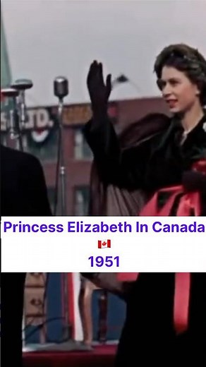 Princess Elizabeth II in Canada, 1957 #history #queenelizabeth #royalfamily