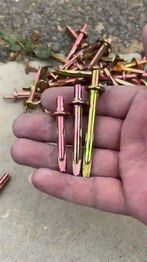 Experienced ceiling installers are using these new type of hammer-on expansion anchors. #CeilingMod