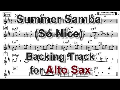 Summer Samba (So Nice) - Backing Track for Alto Sax