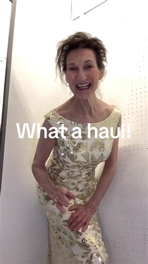 $1 Thrift Store Haul: Sequined Gown, Trench Coat & More
