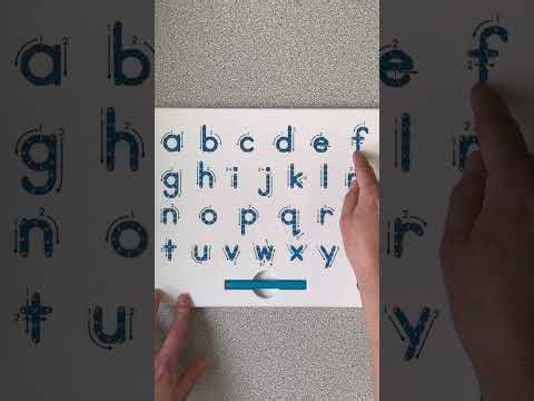 Écrire les lettres de l’alphabet en script! 💖☀️